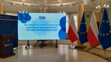 Wyróżnienie w konkursie ,,Aktywny Samorząd Uczniowski''