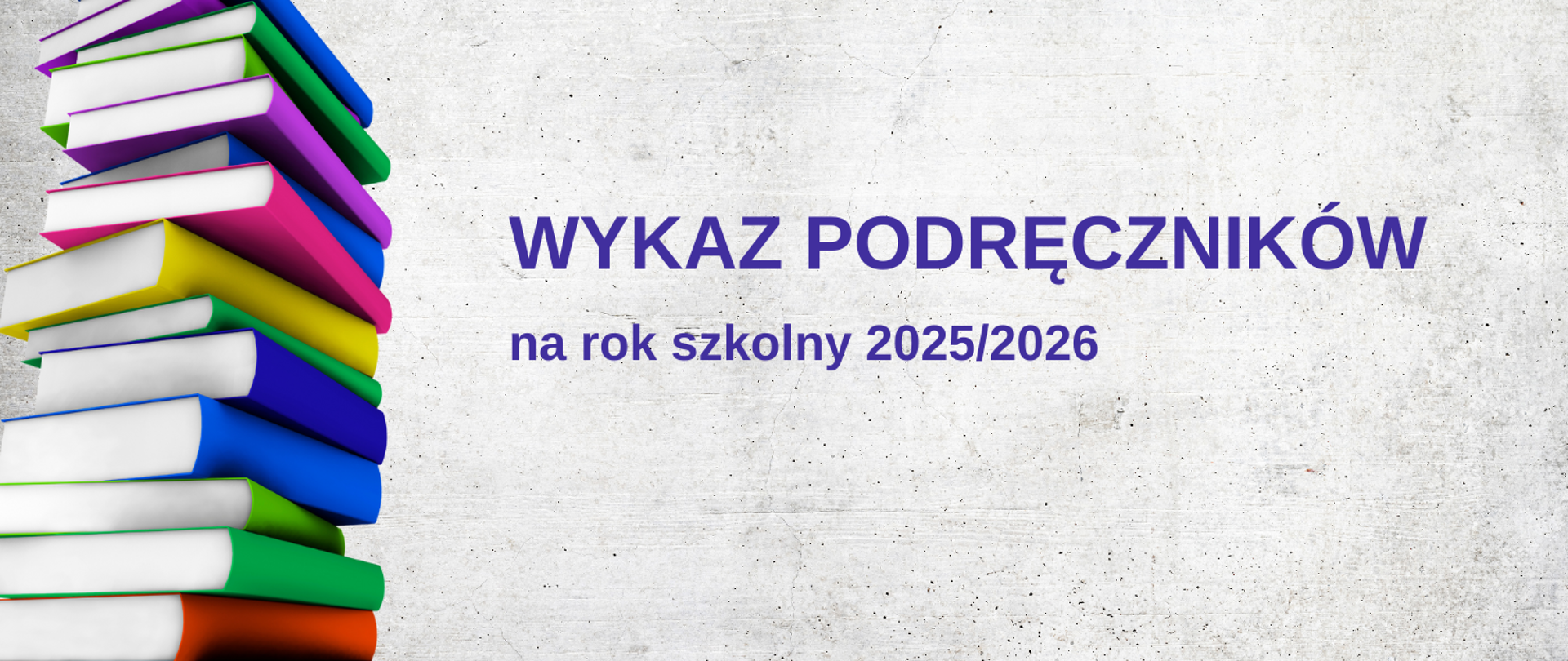 Podręczniki na rok szkolny 2025/2026
