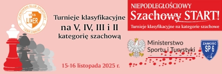 15-16.11.2025 - Niepodległościowy Szachowy START! 2025 - SP6 Zamość
