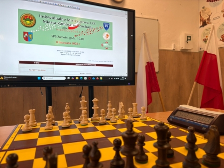 Indywidualne Mistrzostwa Miasta Zamość LZS w Szachach naszej szkole