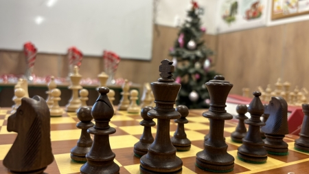 Świąteczne szachy w SP6 Zamość