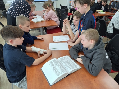 Wizyta 2a w Bibliotece Pedagogicznej