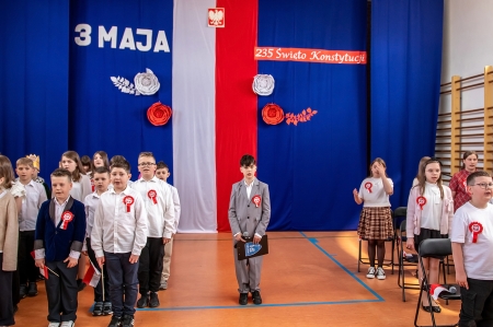 Uroczysty apel z okazji 225. rocznicy uchwalenia Konstytucji 3 Maja